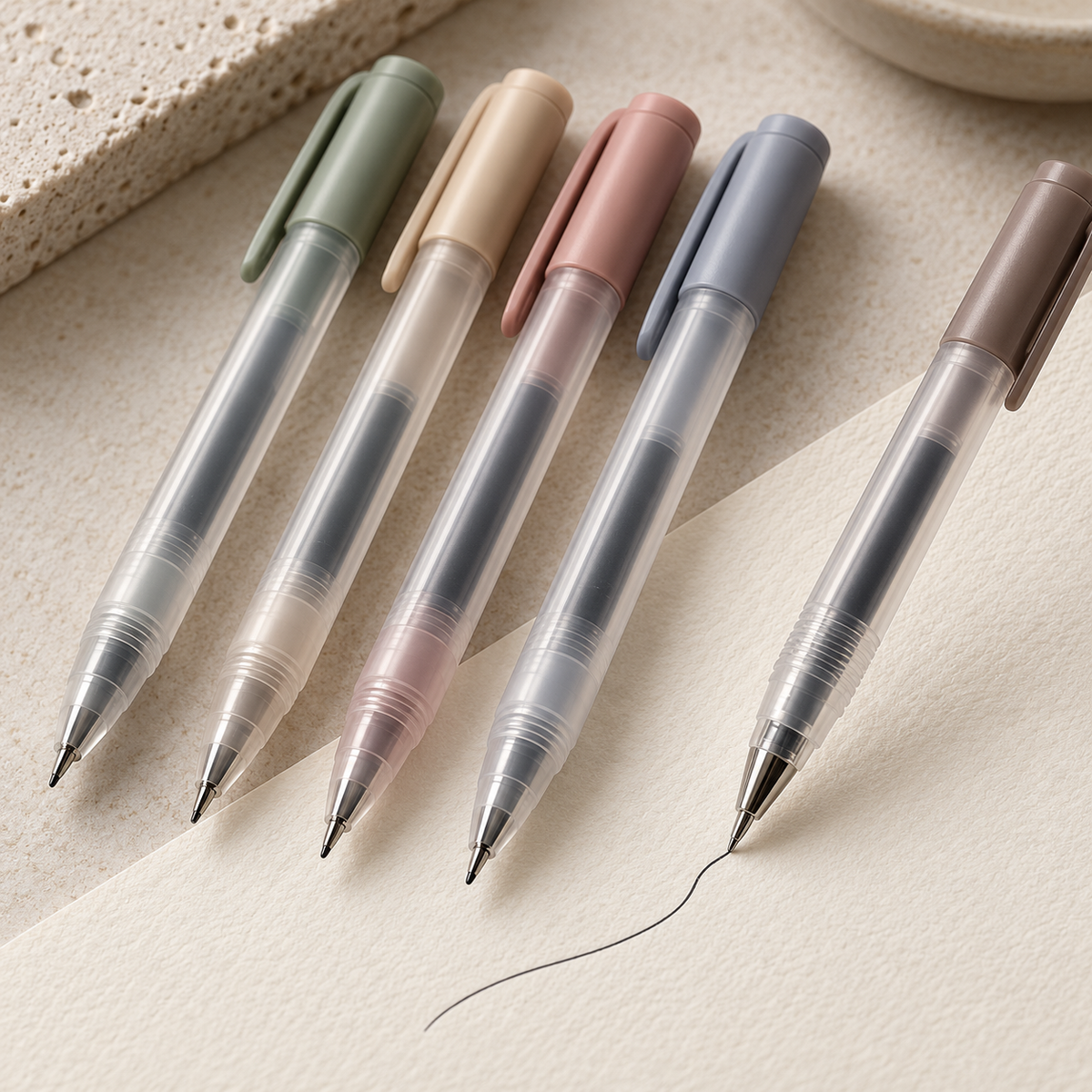 Close-up detail of Everyday Color Gel Pen Set