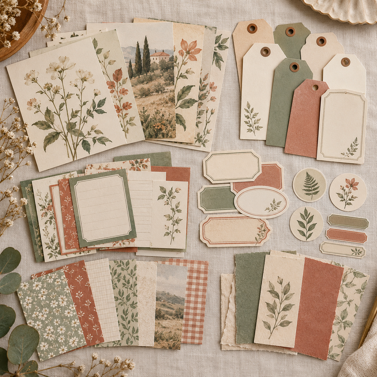 Product hero of Botanical Journal Ephemera Pack