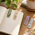 Lifestyle scene of Magnetic Botanical Page Markers